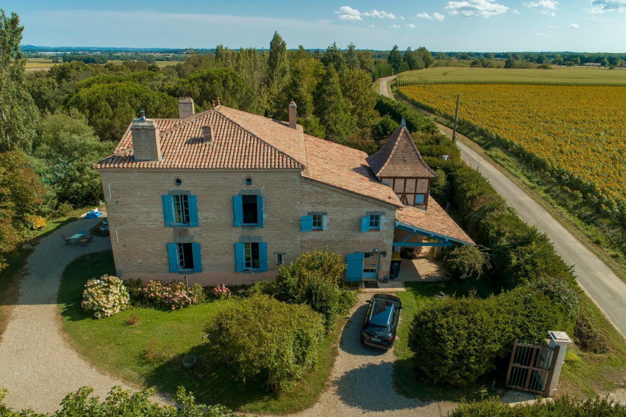 La Maison De L'Ecolieu Du Turc - Piscine Partagee Le Mas-d'Agenais ภายนอก รูปภาพ