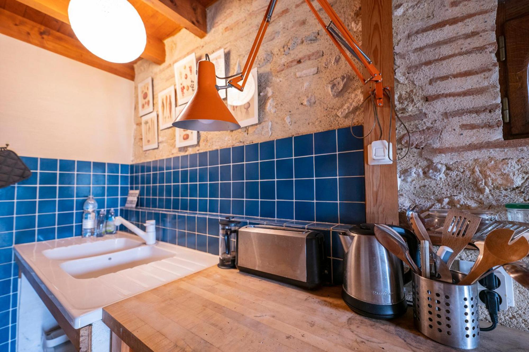 La Maison De L'Ecolieu Du Turc - Piscine Partagee Le Mas-d'Agenais ภายนอก รูปภาพ